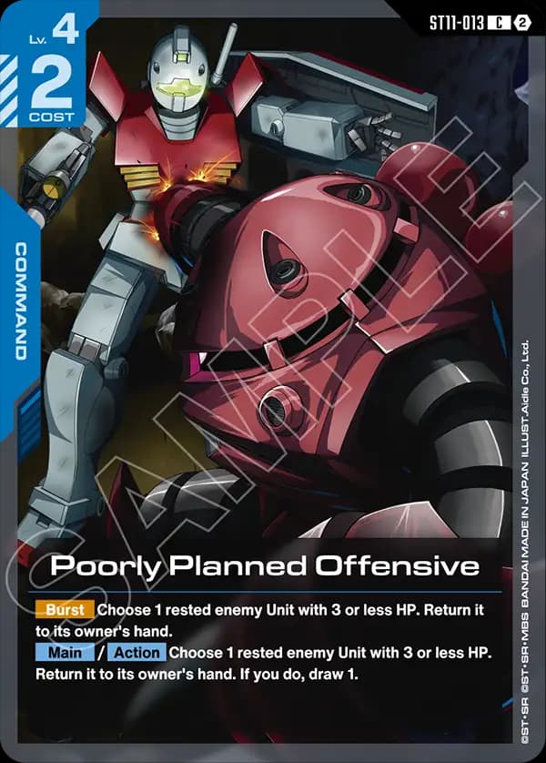 Poorly Planned Offensive