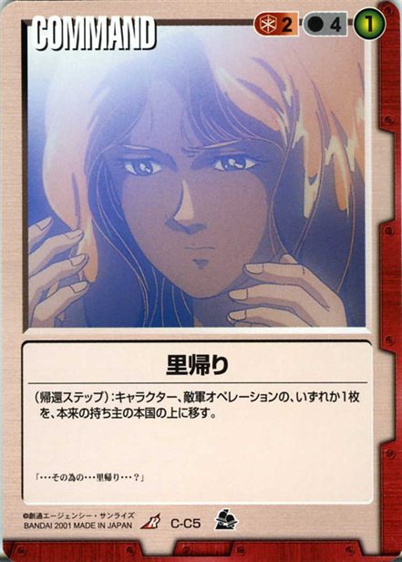里帰りのカード画像